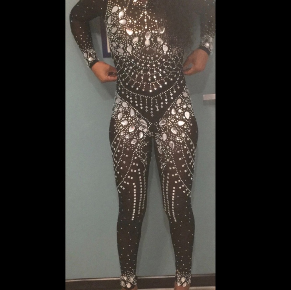 Rhinestone jumper